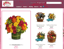Tablet Screenshot of flowersatlakeside.com